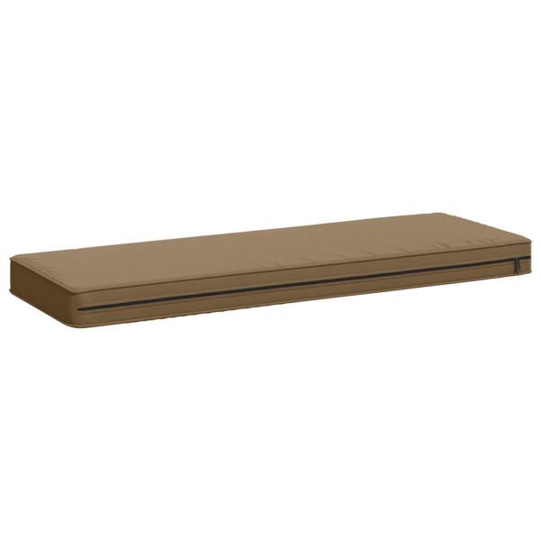 1-teiliges Bankkissen VUGHT 100 % Polyester Taupe