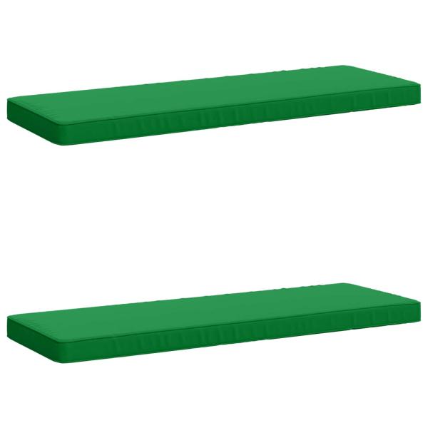 2-teilige Bankkissen VUGHT 2 stk. 100 % Polyester Grün