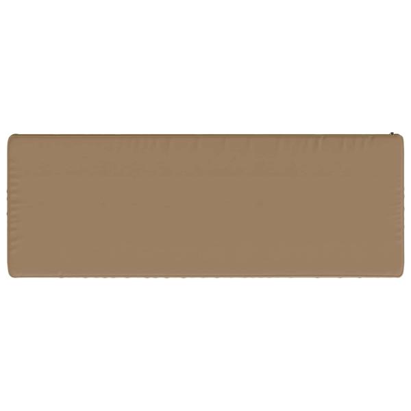 1-teiliges Bankkissen VUGHT 100 % Polyester Taupe
