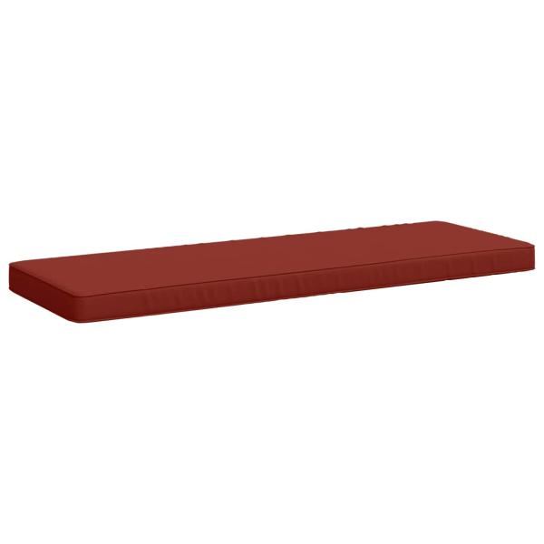 1-teiliges Bankkissen VUGHT 100 % Polyester Rot 120 x 40 x 5 cm