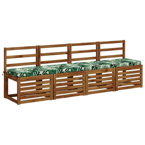 1-teiliges Bankkissen VUGHT 100 % Polyester Blattmuster