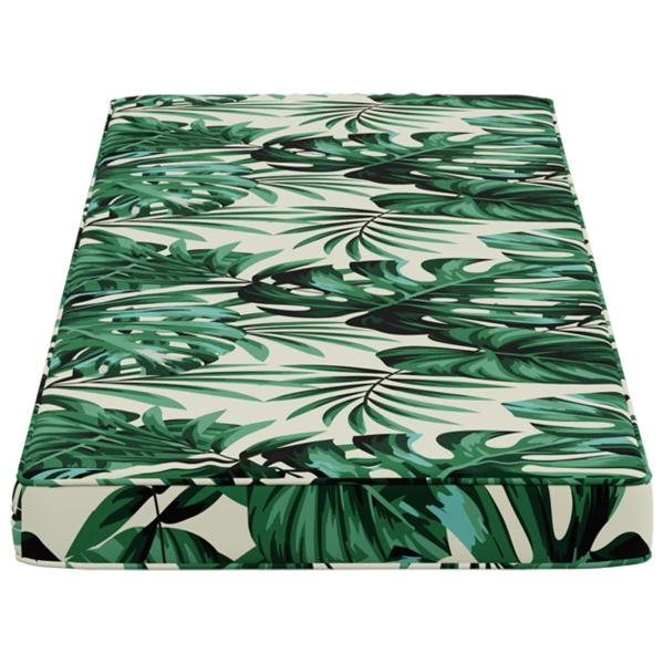 1-teiliges Bankkissen VUGHT 100 % Polyester Blattmuster
