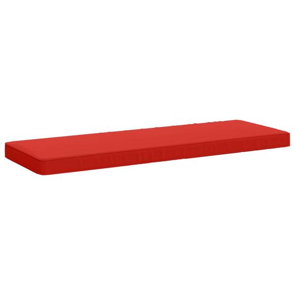 ARDEBO.de - 1-teiliges Bankkissen VUGHT 100 % Polyester Rot 120 x 40 x 5 cm