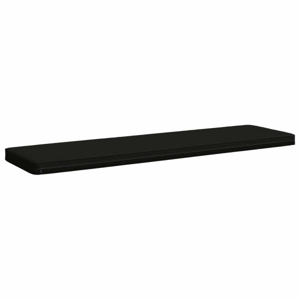 2-teilige Bankkissen VUGHT 2 stk. 100 % Polyester Schwarz