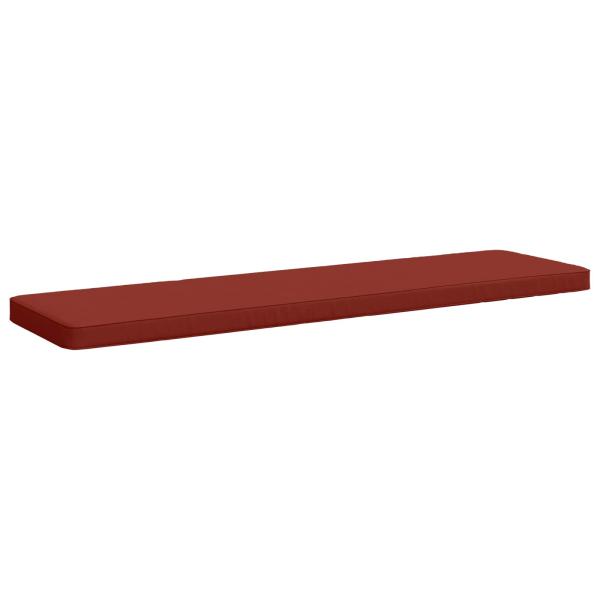 ARDEBO.de - 1-teiliges Bankkissen VUGHT 100 % Polyester Rot 140 x 40 x 5 cm