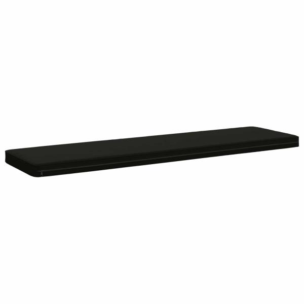 2-teilige Bankkissen VUGHT 2 stk. 100 % Polyester Schwarz