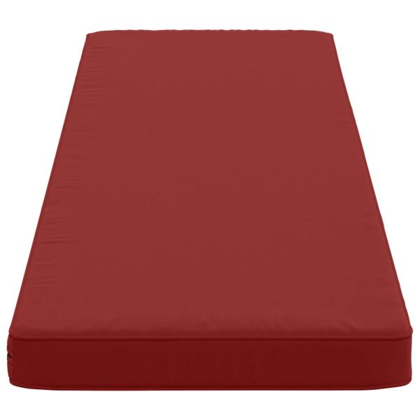 2-teilige Bankkissen VUGHT 2 stk. 100 % Polyester Weinrot