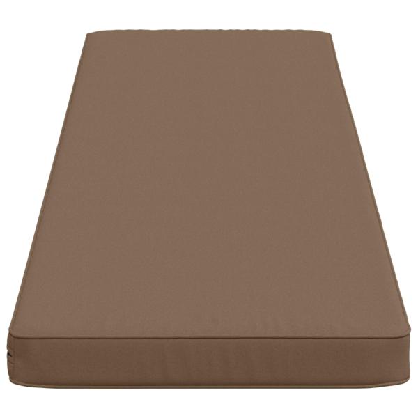 1-teiliges Bankkissen VUGHT 100 % Polyester Taupe