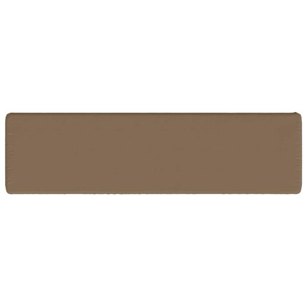 1-teiliges Bankkissen VUGHT 100 % Polyester Taupe