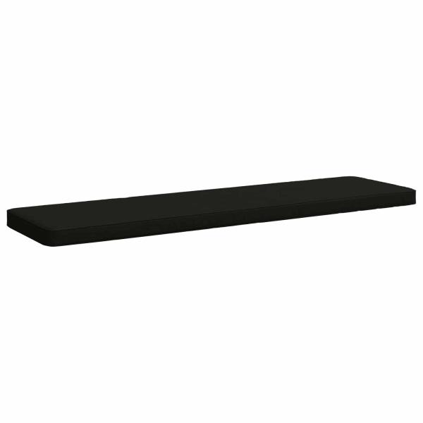 ARDEBO.de - 1-teiliges Bankkissen VUGHT 100 % Polyester Schwarz