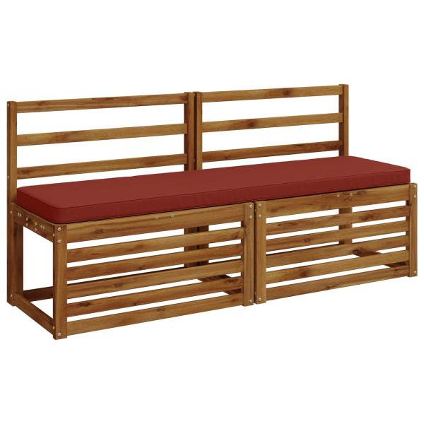 2-teilige Bankkissen VUGHT 2 stk. 100 % Polyester Rot