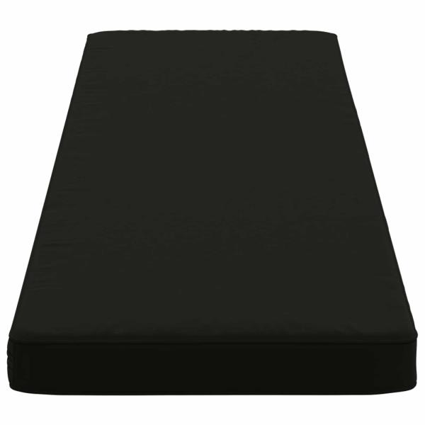 2-teilige Bankkissen VUGHT 2 stk. 100 % Polyester Schwarz