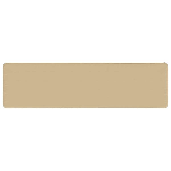 1-teiliges Bankkissen VUGHT 100 % Polyester Beige