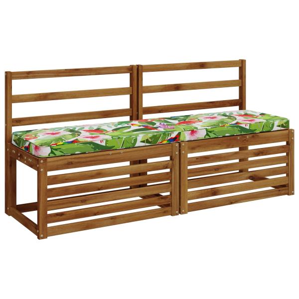 2-teilige Bankkissen VUGHT 2 stk. 100 % Polyester Mehrfarbig