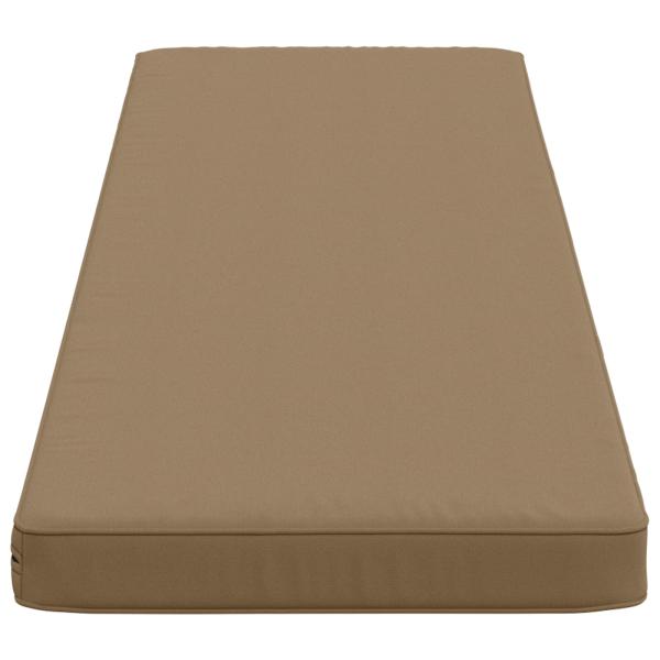 2-teilige Bankkissen VUGHT 2 stk. 100 % Polyester Taupe
