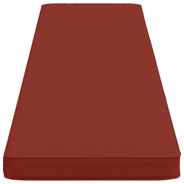 1-teiliges Bankkissen VUGHT 100 % Polyester Rot 170 x 40 x 5 cm