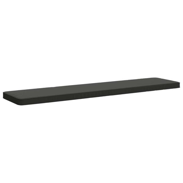 2-teilige Bankkissen VUGHT 2 stk. 100 % Polyester Anthrazit