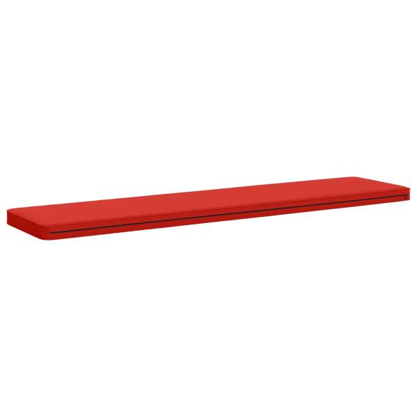 1-teiliges Bankkissen VUGHT 100 % Polyester Rot 170 x 40 x 5 cm