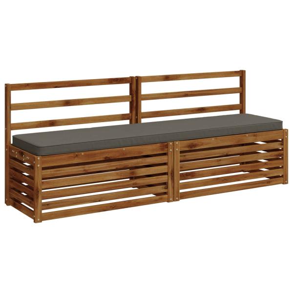 1-teiliges Bankkissen VUGHT 100 % Polyester Grau