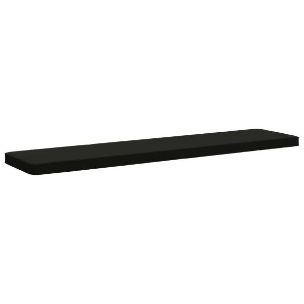 2-teilige Bankkissen VUGHT 2 stk. 100 % Polyester Schwarz