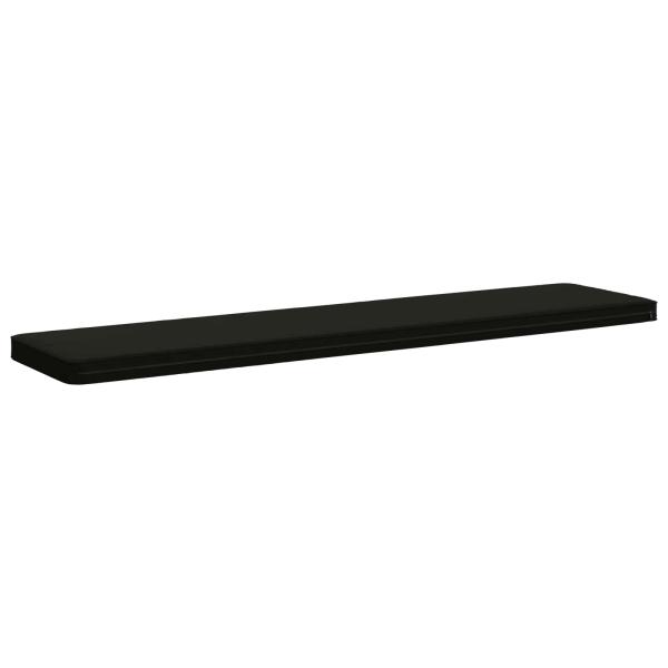 2-teilige Bankkissen VUGHT 2 stk. 100 % Polyester Schwarz
