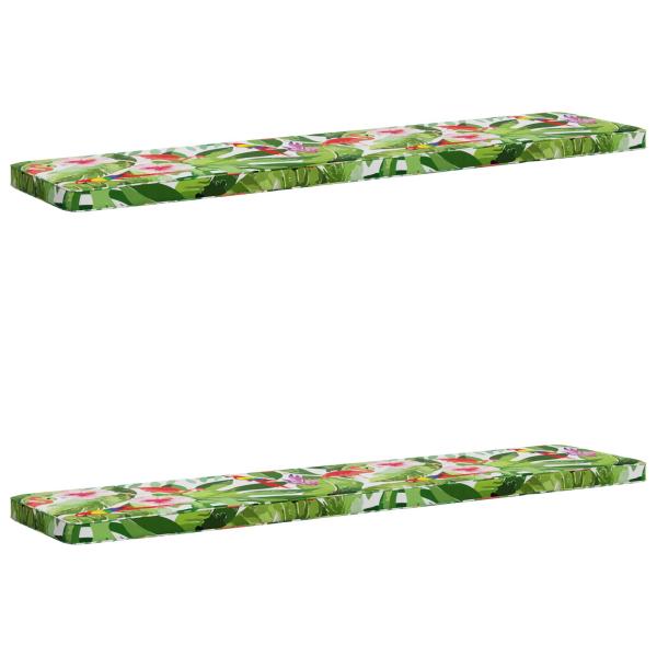 2-teilige Bankkissen VUGHT 2 stk. 100 % Polyester Mehrfarbig