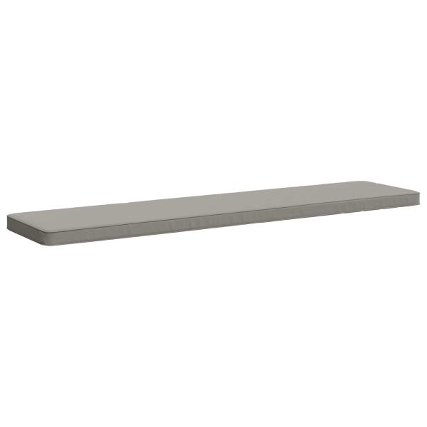 2-teilige Bankkissen VUGHT 2 stk. 100 % Polyester Grau