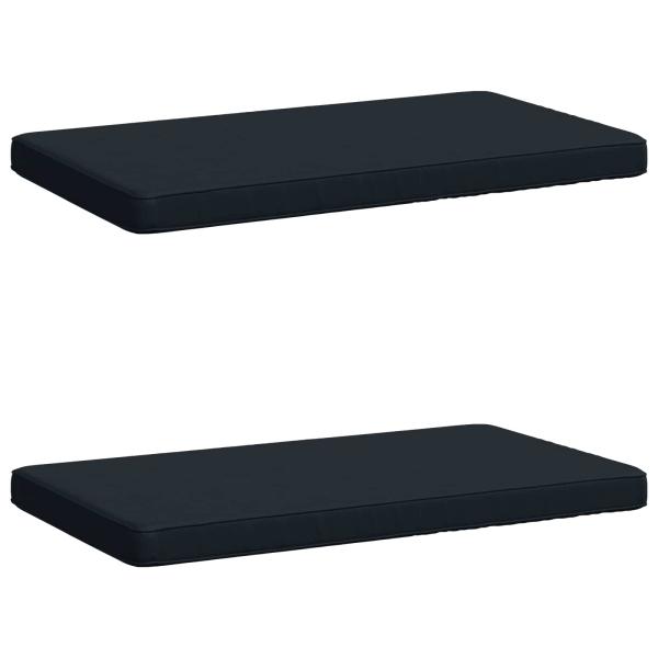 ARDEBO.de - 2-teilige Bankkissen VUGHT 2 stk. 100 % Polyester Dunkelblau