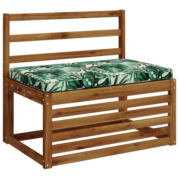 1-teiliges Bankkissen VUGHT 100 % Polyester Blattmuster
