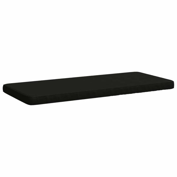 ARDEBO.de - 1-teiliges Bankkissen VUGHT 100 % Polyester Schwarz