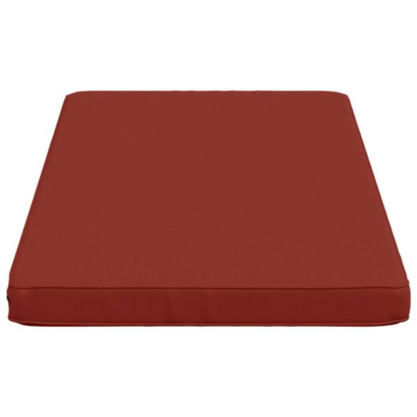 1-teiliges Bankkissen VUGHT 100 % Polyester Rot 100 x 50 x 5 cm