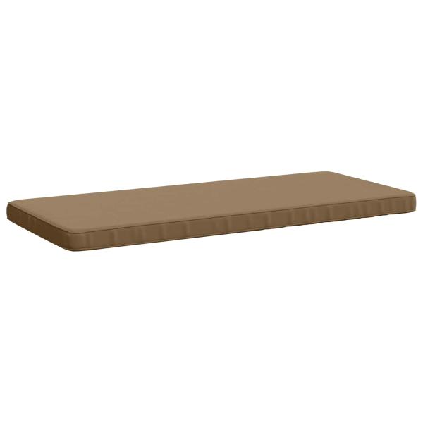 2-teilige Bankkissen VUGHT 2 stk. 100 % Polyester Taupe
