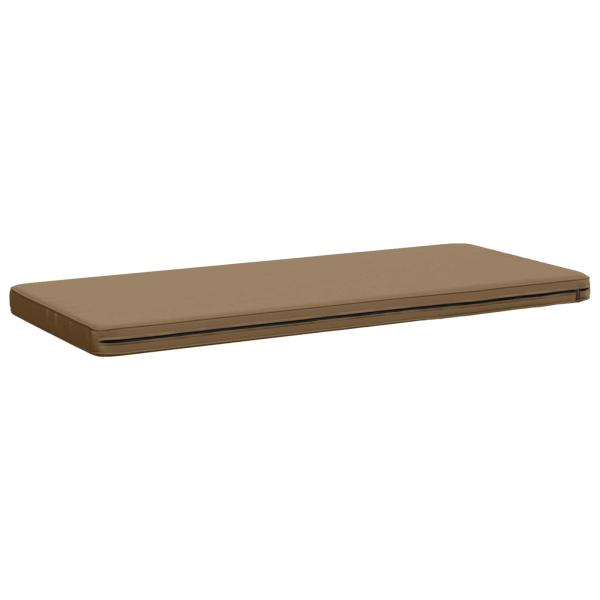 2-teilige Bankkissen VUGHT 2 stk. 100 % Polyester Taupe