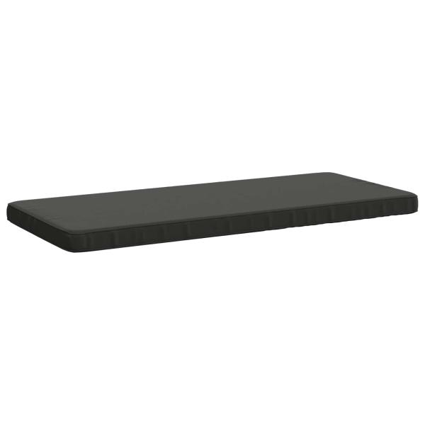 ARDEBO.de - 1-teiliges Bankkissen VUGHT 100 % Polyester Anthrazit