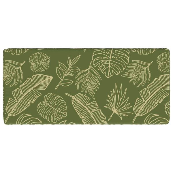 1-teiliges Bankkissen VUGHT 100 % Polyester Blattdesign