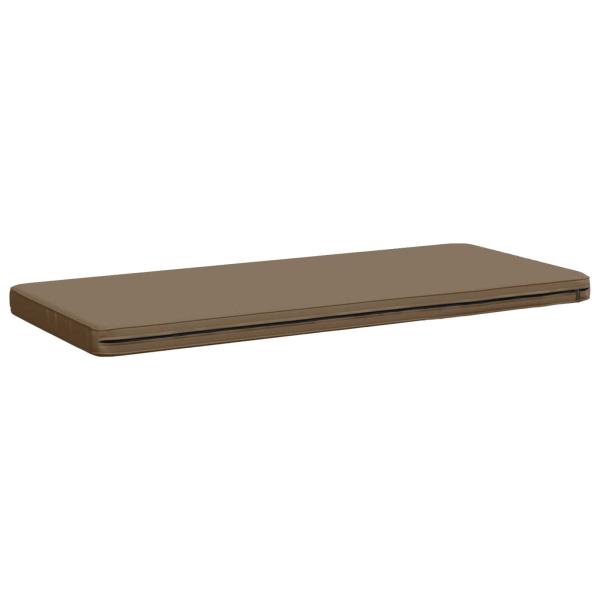 2-teilige Bankkissen VUGHT 2 stk. 100 % Polyester Taupe