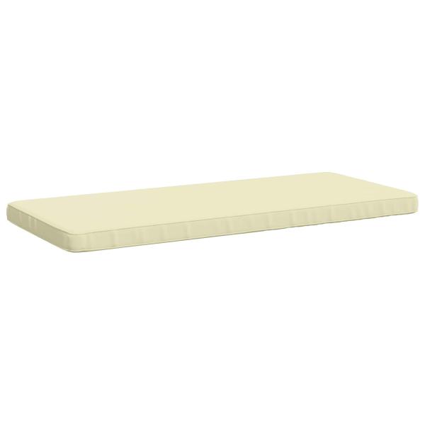 ARDEBO.de - 1-teiliges Bankkissen VUGHT 100 % Polyester Creme