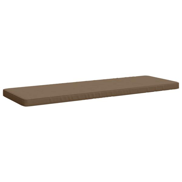 ARDEBO.de - 1-teiliges Bankkissen VUGHT 100 % Polyester Taupe