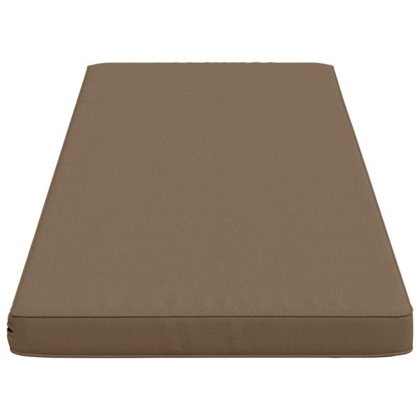 1-teiliges Bankkissen VUGHT 100 % Polyester Taupe
