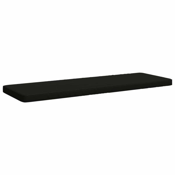 ARDEBO.de - 1-teiliges Bankkissen VUGHT 100 % Polyester Schwarz