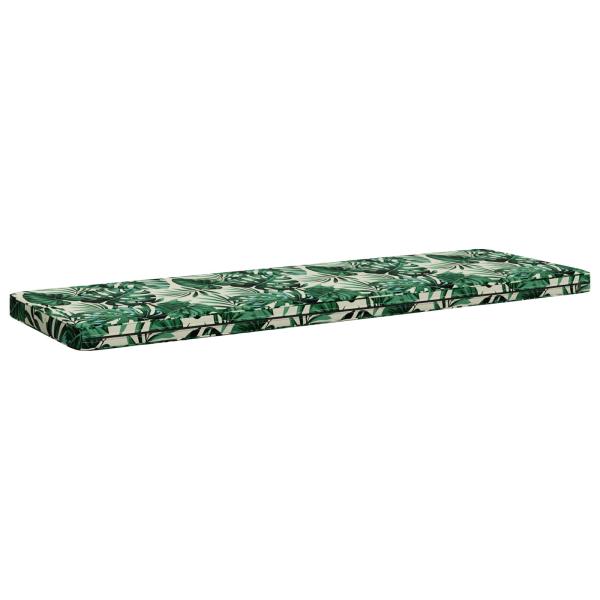 2-teilige Bankkissen VUGHT 2 stk. 100 % Polyester Blattmuster