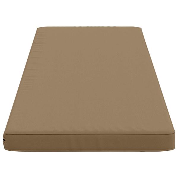 2-teilige Bankkissen VUGHT 2 stk. 100 % Polyester Taupe