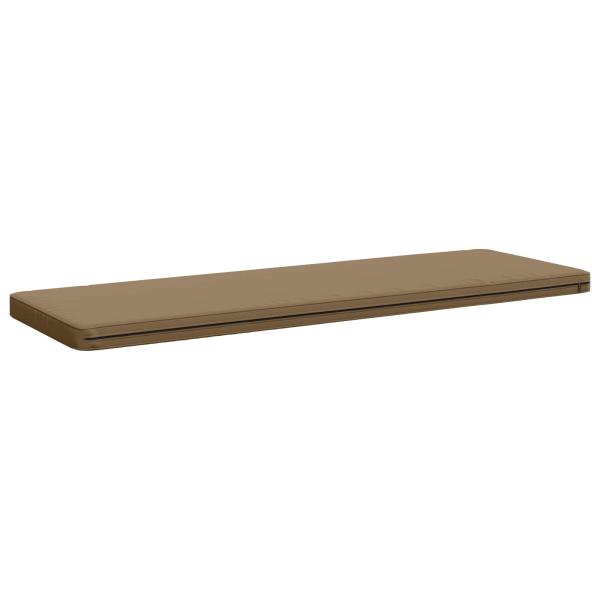 2-teilige Bankkissen VUGHT 2 stk. 100 % Polyester Taupe