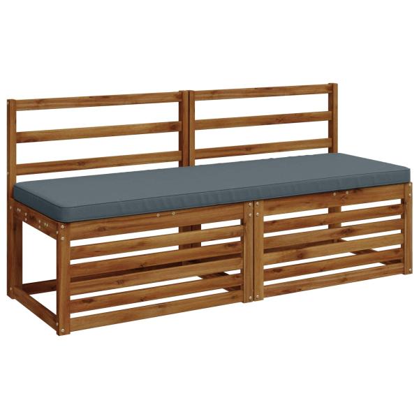 2-teilige Bankkissen VUGHT 2 stk. 100 % Polyester Blau