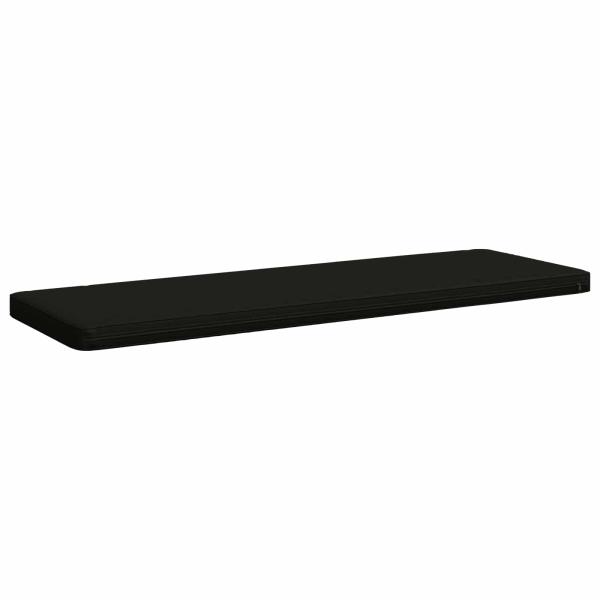 2-teilige Bankkissen VUGHT 2 stk. 100 % Polyester Schwarz