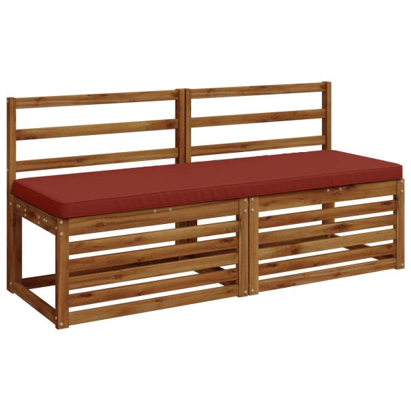 2-teilige Bankkissen VUGHT 2 stk. 100 % Polyester Rot