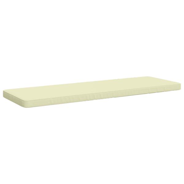 ARDEBO.de - 1-teiliges Bankkissen VUGHT 100 % Polyester Creme