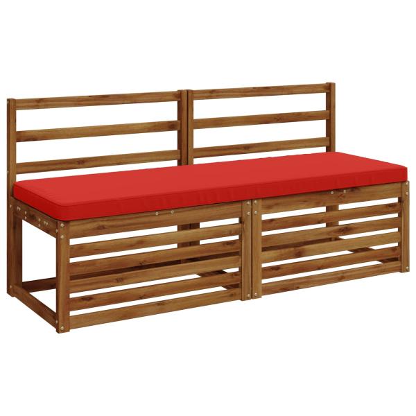 1-teiliges Bankkissen VUGHT 100 % Polyester Rot 160 x 50 x 5 cm