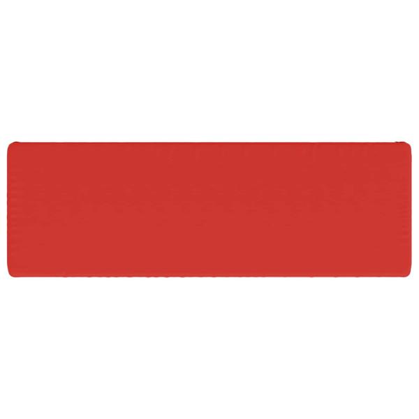 1-teiliges Bankkissen VUGHT 100 % Polyester Rot 160 x 50 x 5 cm