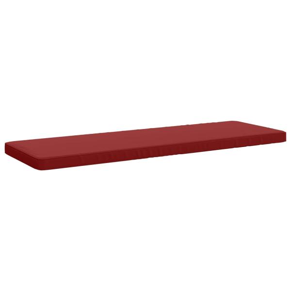 2-teilige Bankkissen VUGHT 2 stk. 100 % Polyester Weinrot